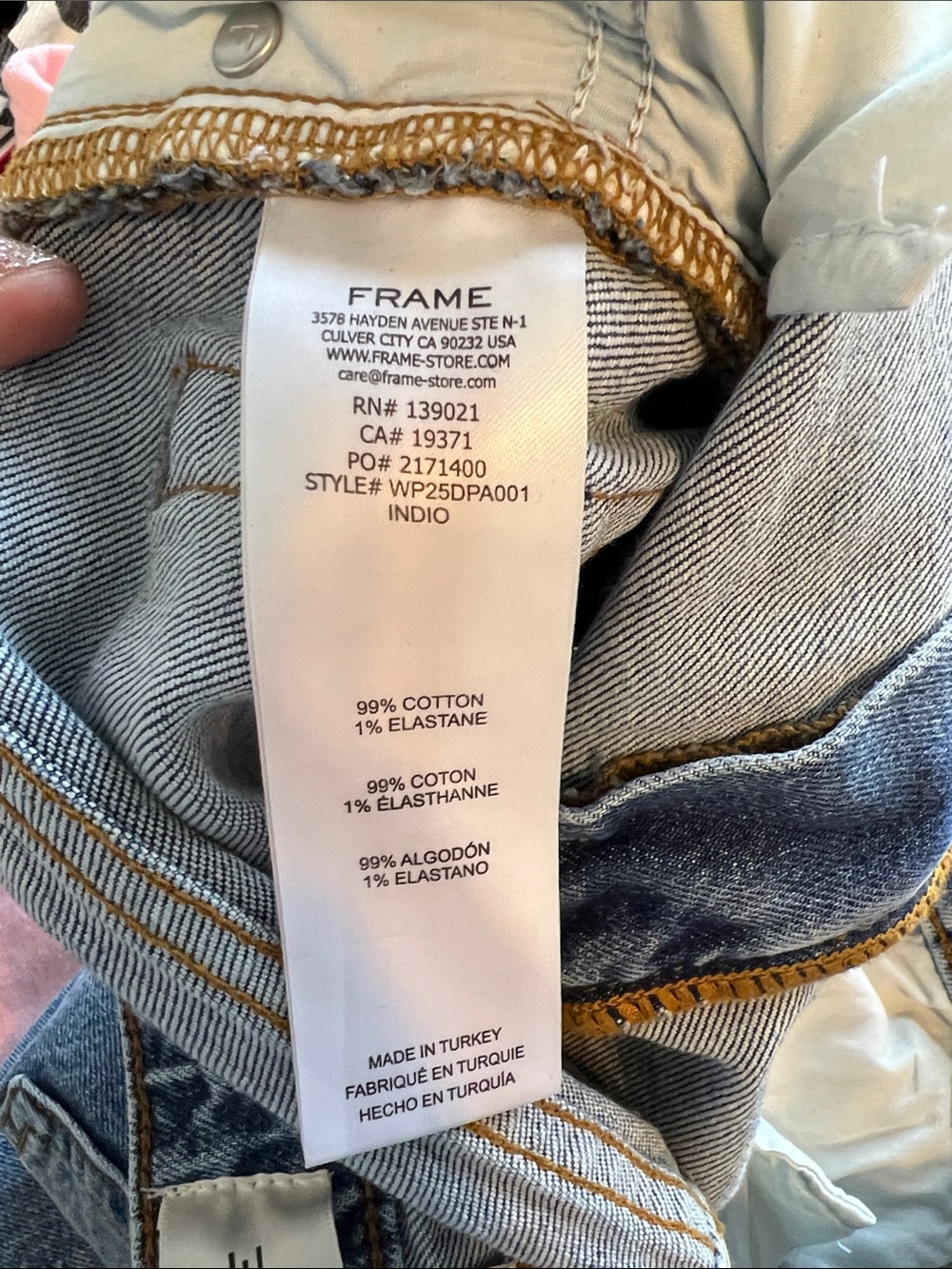 Frame The Ruler Jeans in Indio mid wash size 28 - Picture 8 of 8